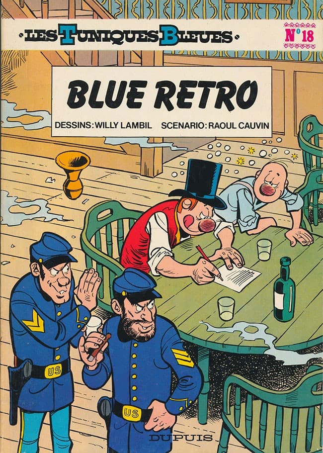 Blue retro